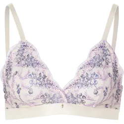Tchibo - Soft-BH mit Stickerei - Damen - Gr. 80B - creme