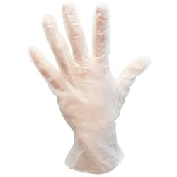 BJZ, Schutzhandschuhe, A-2809 ESD-Handschuh antistatisch, latexfrei, puderfrei Kleider-Grösse: L PVC (L)