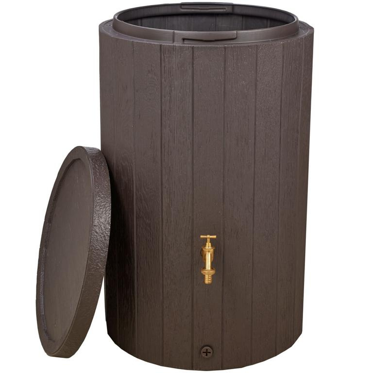 GRAFOTTOGMBH TIMBER Regenspeicher 230 L, braun, Deckel kindersicher 16904910