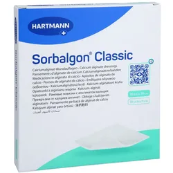 Sorbalgon Classic 10x10 Cm Calciumalginat-kompr. 10 St