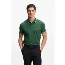 BOSS für Herren. 50469055 Polo Paddy dunkelgrün (S), Lässig, Baumwolle, Kurzarm
