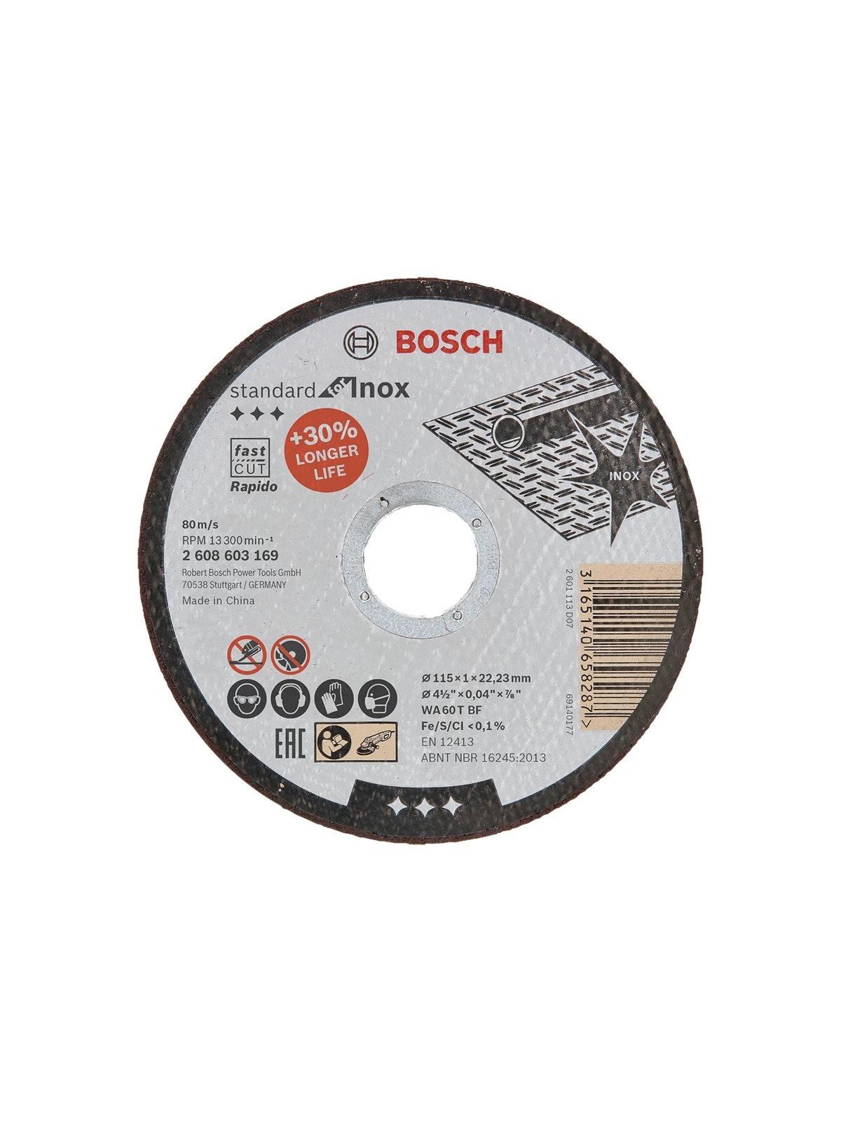 Bosch Standard for INOX WA 60 T BF 115mm