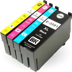 D&C Kompatibel 4er Set Epson T3596 35XL Tintenpatronen für WorkForce Pro WF-4700 Series