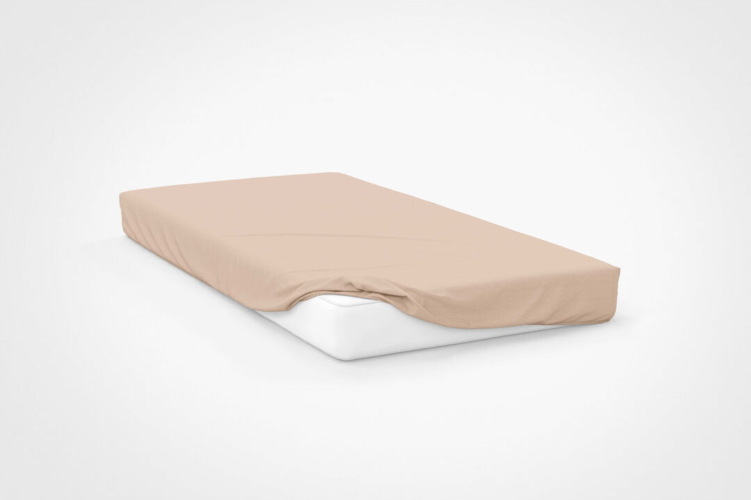 Belledorm Sateen Fitted Sheet Cream Super King (6')
