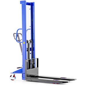 Pallit Hubwagen LIFT-M, 10000902, Tragkraft 1500kg, Hochhubwagen, Rollen PU / PU, Hubhöhe 1,60m