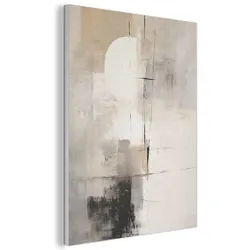 AKUSTIKBILD Abstrakt - Kunst - Grau Wanddeko 70x100 cm