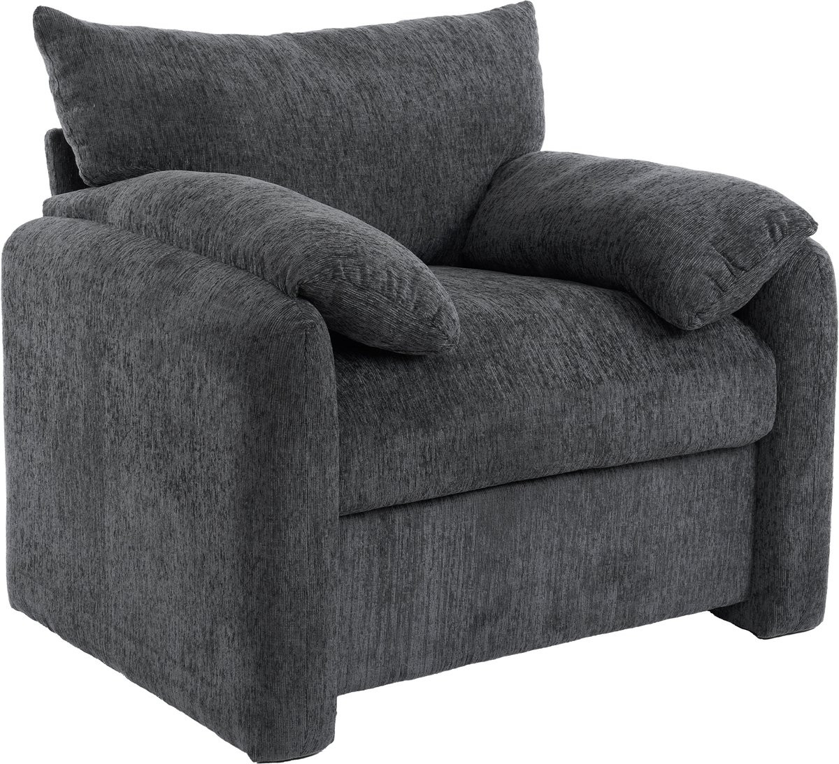 Merax Moderne Lounge Fauteuil voor Volwassenen - Grijs