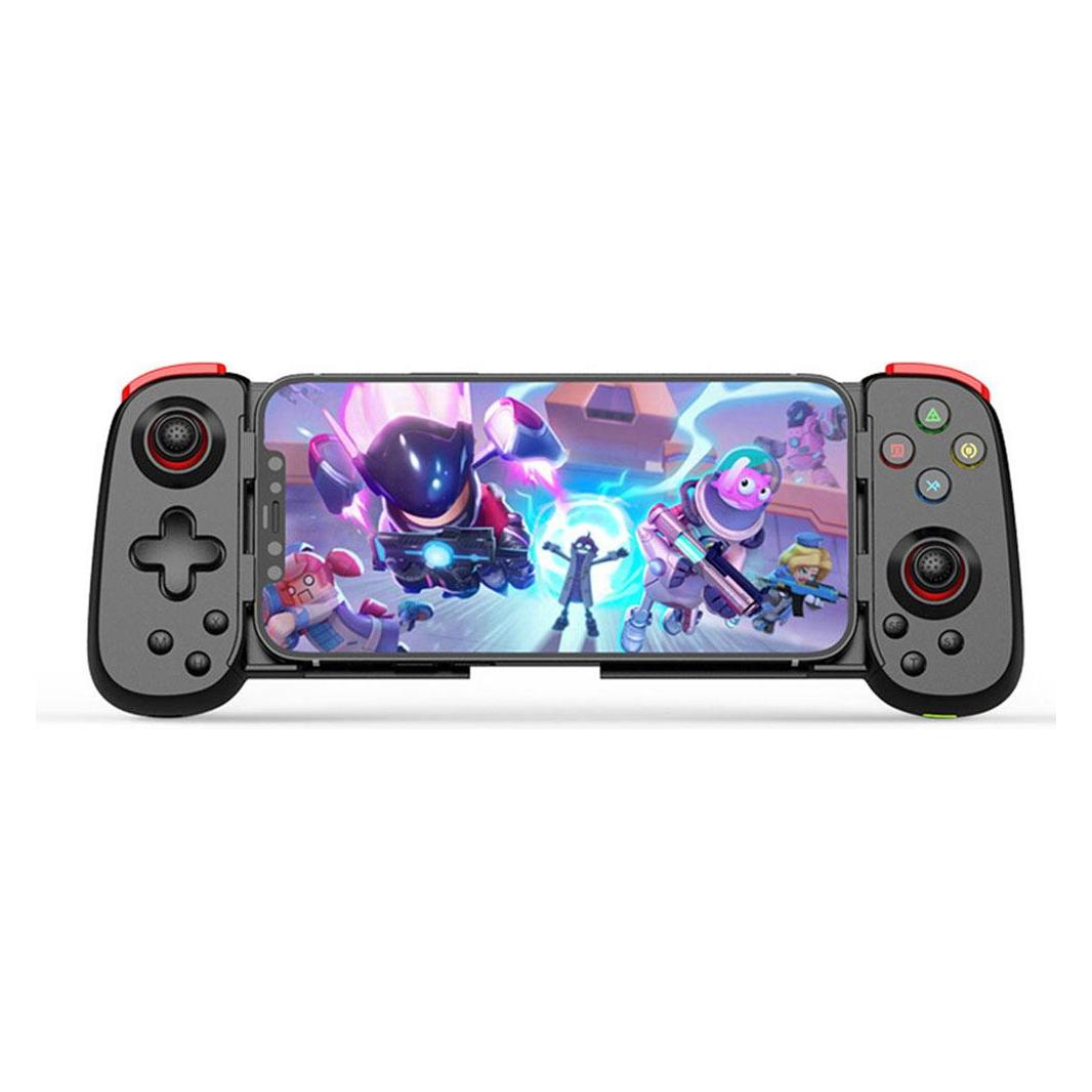 Techsuit - Wireless Controller (D6 DP) - for Phones, Bluetooth, 400mAh - Black (56355980)