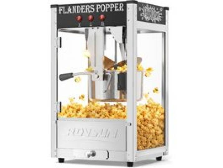 Machine à Popcorn - ALIGHTUP - 800 W - 10 OZ - Noir