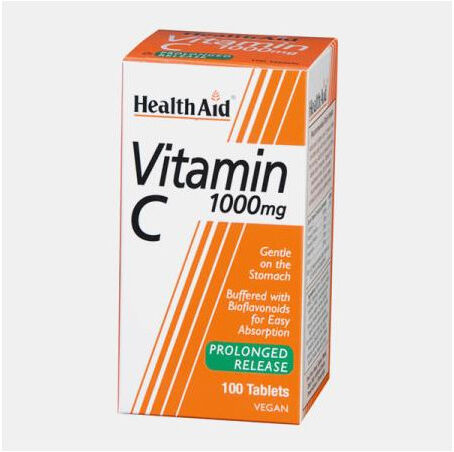 HEALTH AID VITAMINA C 1000mg LIBERTACAO PROLONGADA 30 COMP