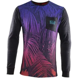 Leatt, Herren, Velotrikot, Long Shirt Premium - Jungle (XL), Schwarz, Blau, Orange, XL