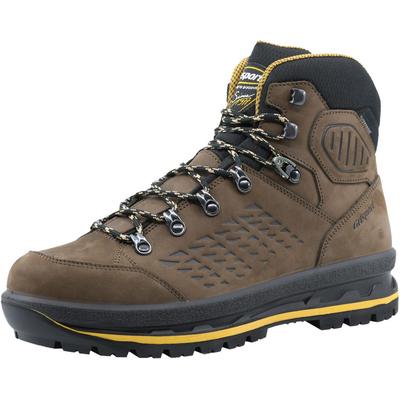 Wanderschuh GRISPORT "Schnürstiefel", Kinder, Gr. 41, braun, Obermaterial: 100% Rindnubukleder CNU., Schuhe Wanderschuh