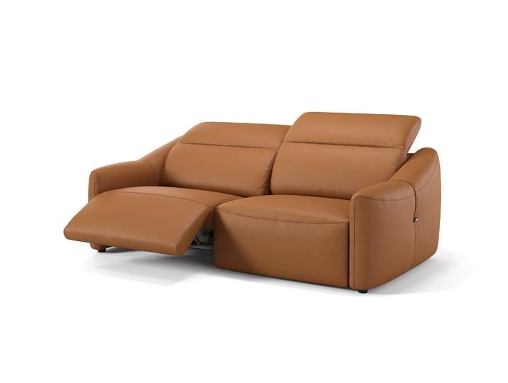 Designsofa SAMOA 2-Sitzer Ledersofa Couch