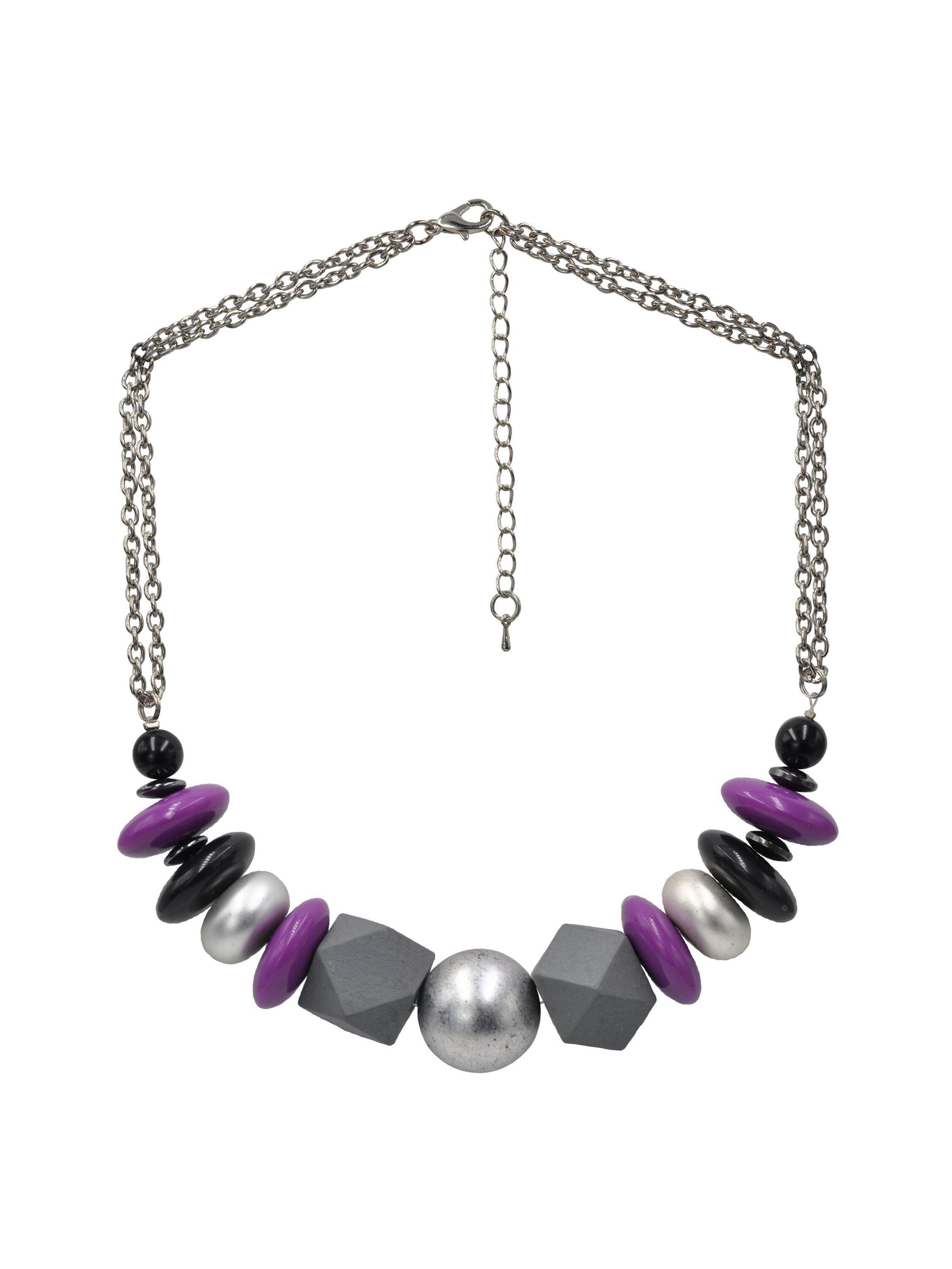 Steuer Modeschmuck Collier aus verschiedenen Materialien und Hämatit