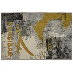 Sansibar Teppich Rantum Beach SA-028-B grey multi 80x165 cm