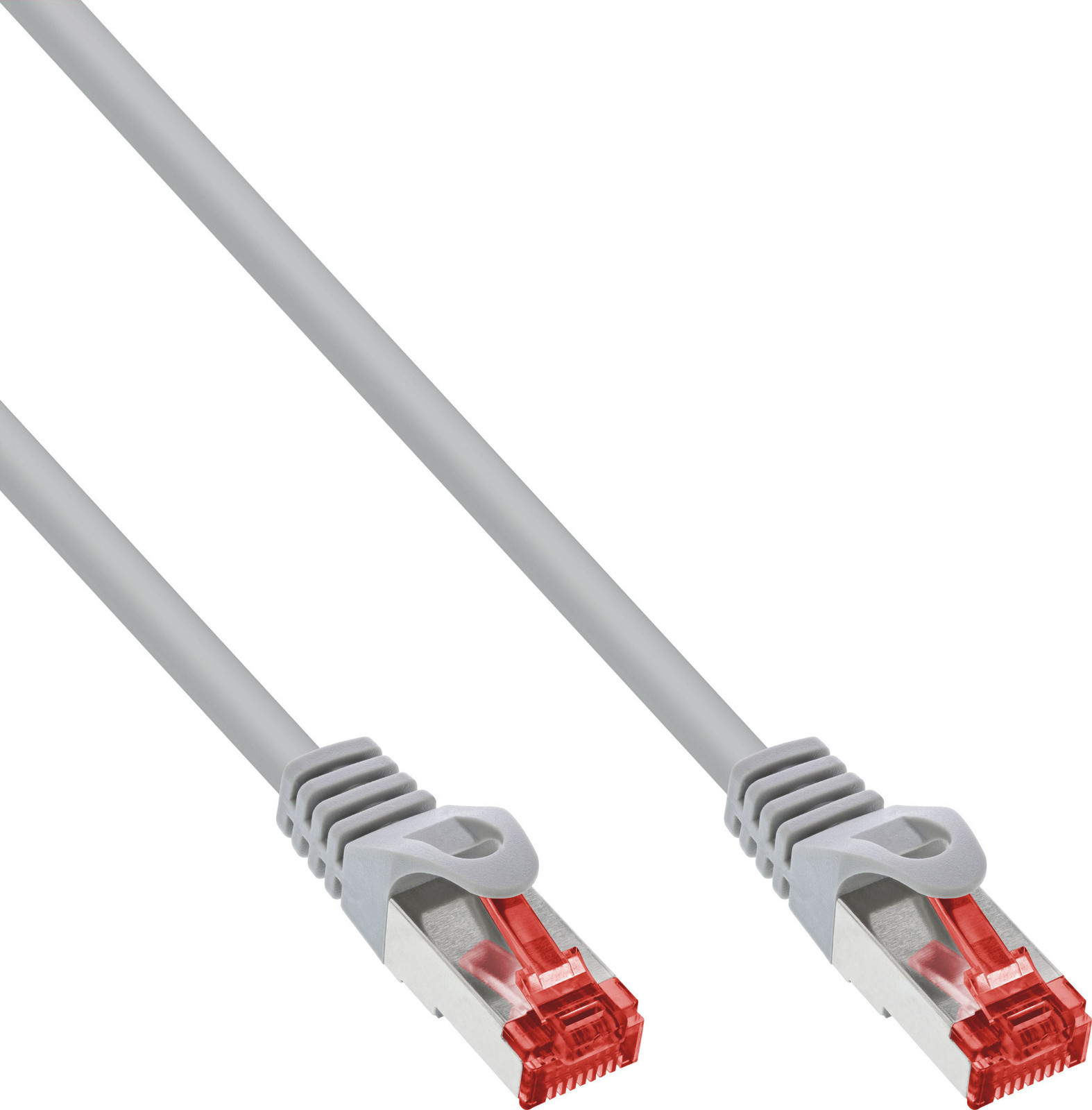 InLine Set van 20 patchkabels, S-FTP, PiMF, Cat.6, 250 MHz, PVC, koper, grijs, 7,5 meter