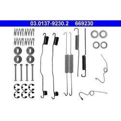Zubehörsatz Bremsbacken ATE 03.0137-9230.2 für Ford Transit