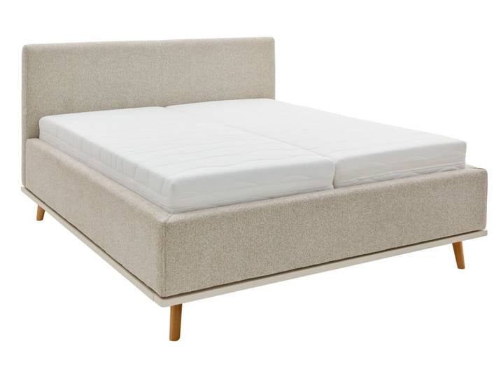 Musterring Polsterbett MR DELPHI, beige, Stoff