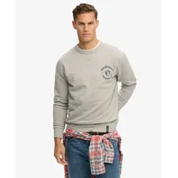 Superdry für Herren. M2014305A Merchant Graphic Sweatshirt grau (L), Lässig, Baumwolle