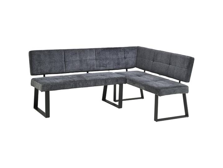 Livetastic Eckbank, Dunkelgrau, Metall, 5-Sitzer, Eckteil, nur wie online abgebildet bestellbar, 193x141 cm, Esszimmer, Bänke, Eckbänke
