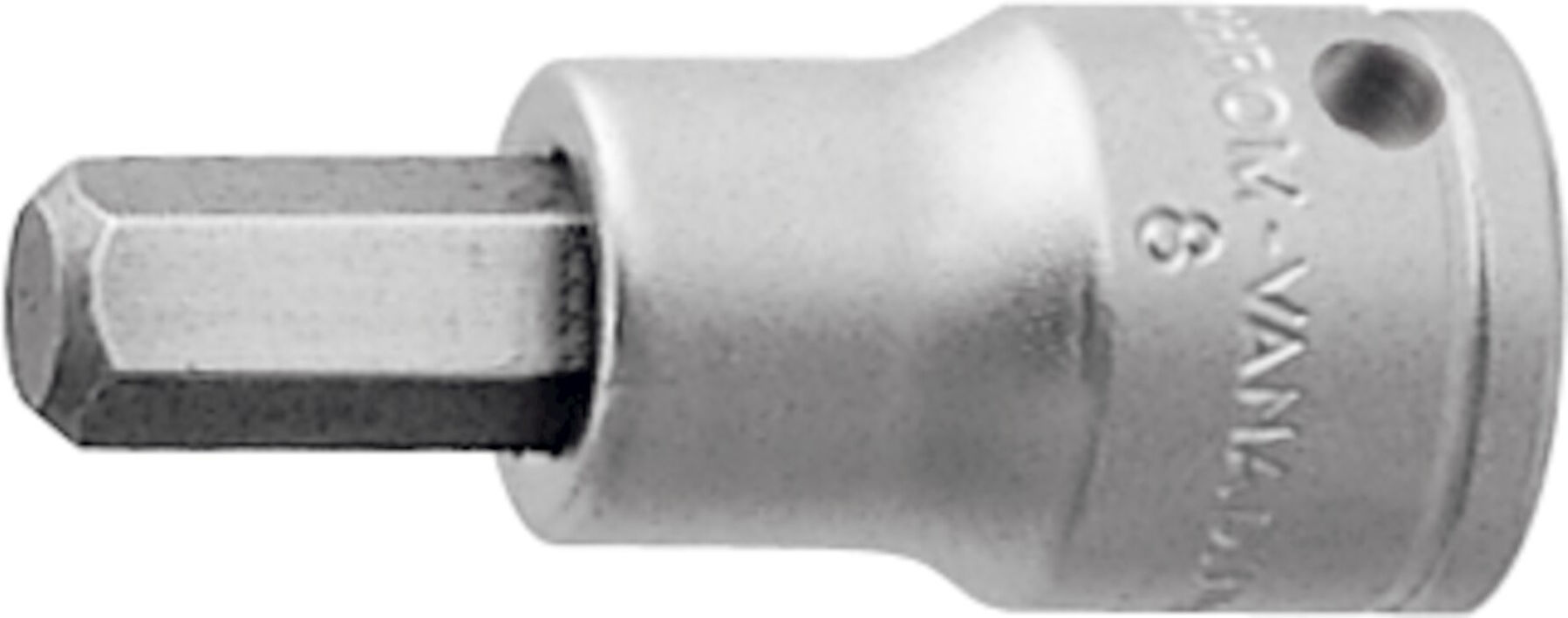 Holex 6-kant-Schraubendreher-Einsatz 3/8 8 mm für Steckschlüssel mit 3/8 Antrieb  4015449310661 (637620 8)