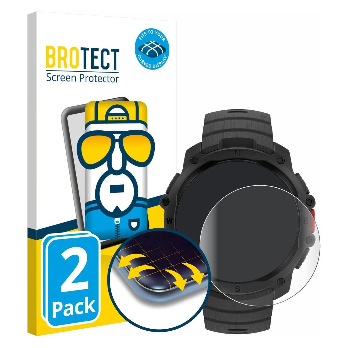 Brotect Fullscreen für Polar Street X Schutzfolie Displayschutz Folie Klar Transparent (5162757)