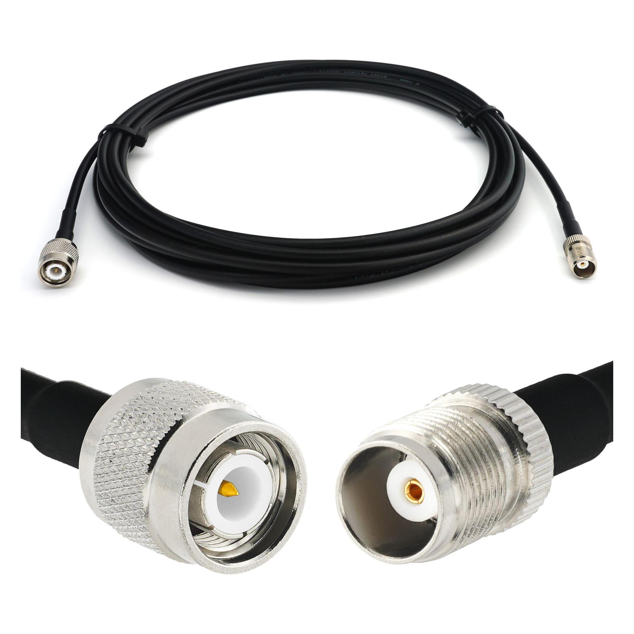 Rangeful TNC Male to TNC Female 5m RG58/U Coaxial Cable RG58-TNCM-TNCF-5 (RG58-TNCM-TNCF-5)