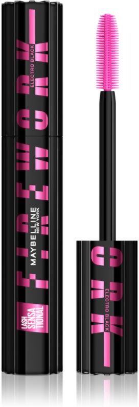 MAYBELLINE NEW YORK Lash Sensational Firework Lenghtening, Curling and Volumizing Mascara ultra black shade Electro Black 10 ml
