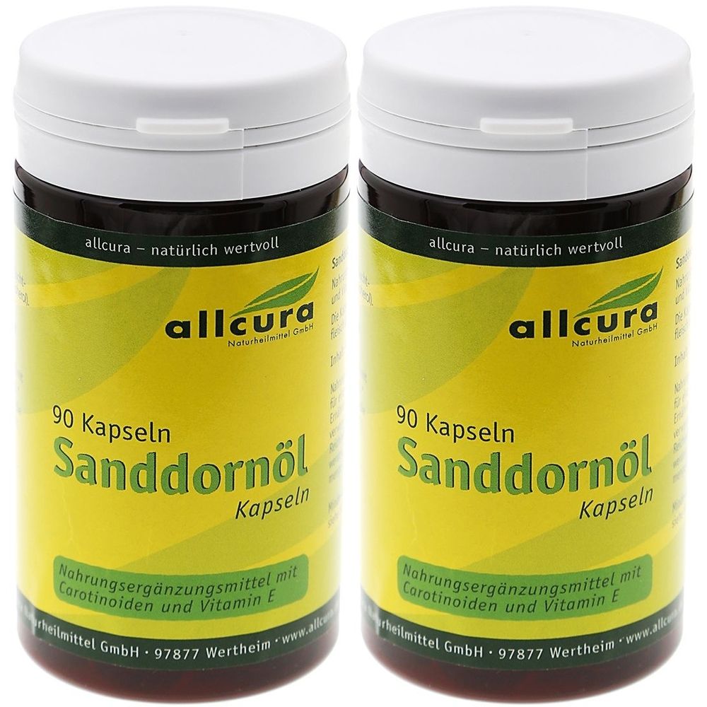 Sanddornöl Kapseln 2x 2x90 St