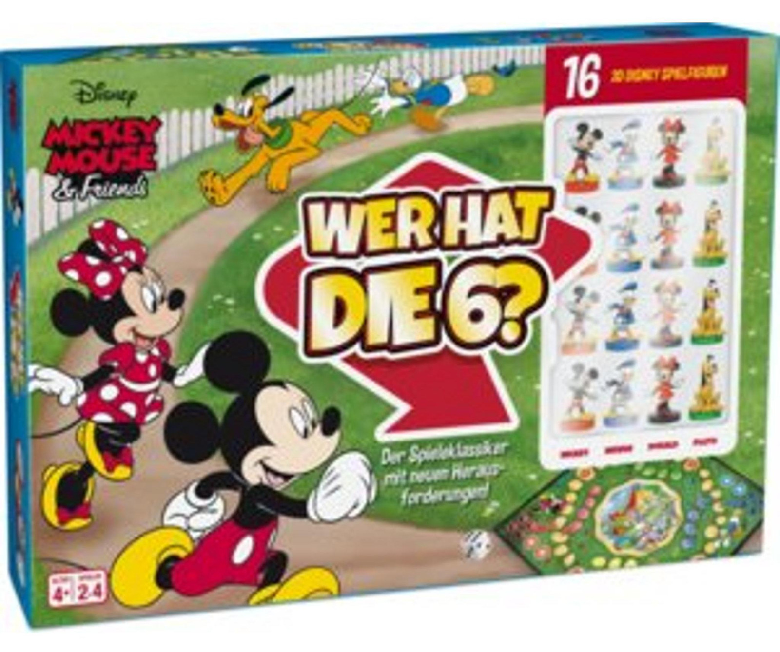 AGM Mickey & Friends – Wie heeft de 6?, Bordspel voor het hele gezin, vanaf 4 jaar