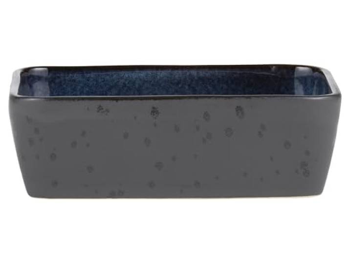 BITZ Plat rectangulaire 28 x 21 x 8 cm Noir/Bleu