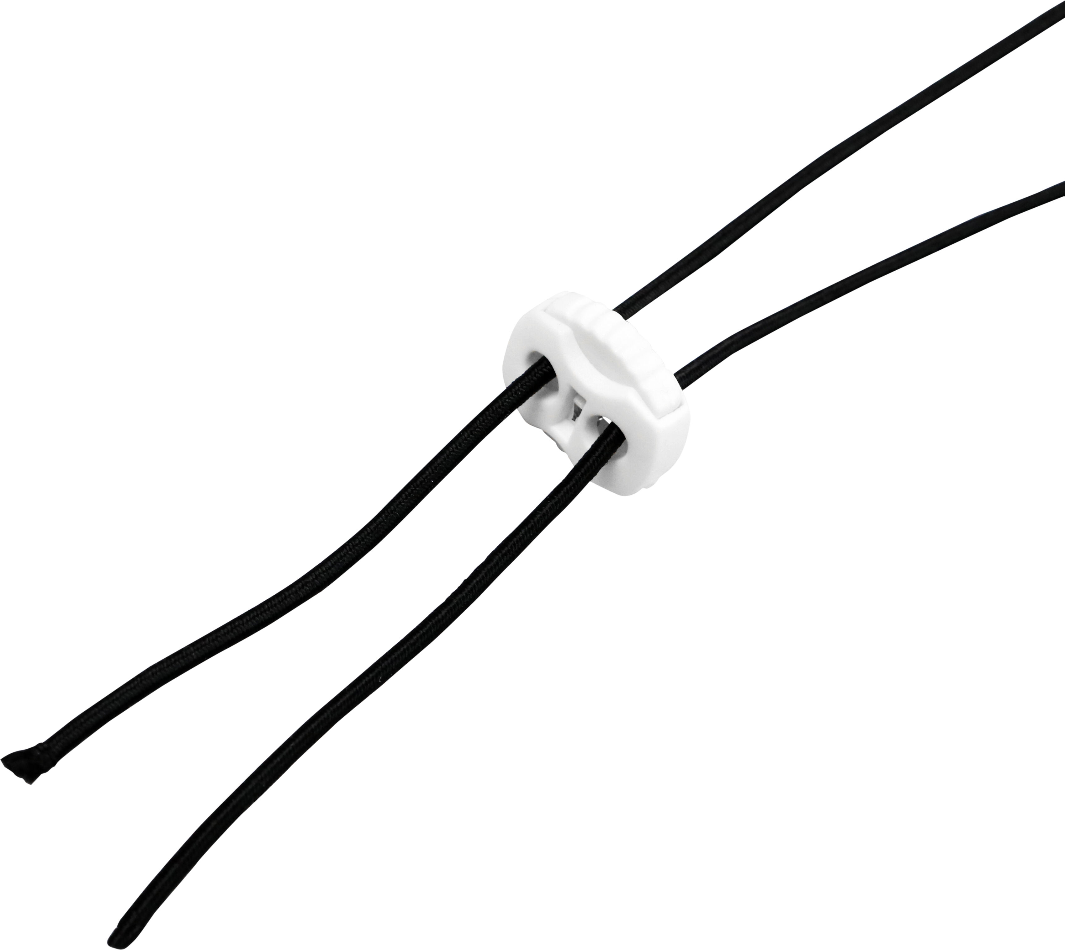 SPRINTIS 100 Unités - Cordon écluse, 2 trous, blanc, plastique