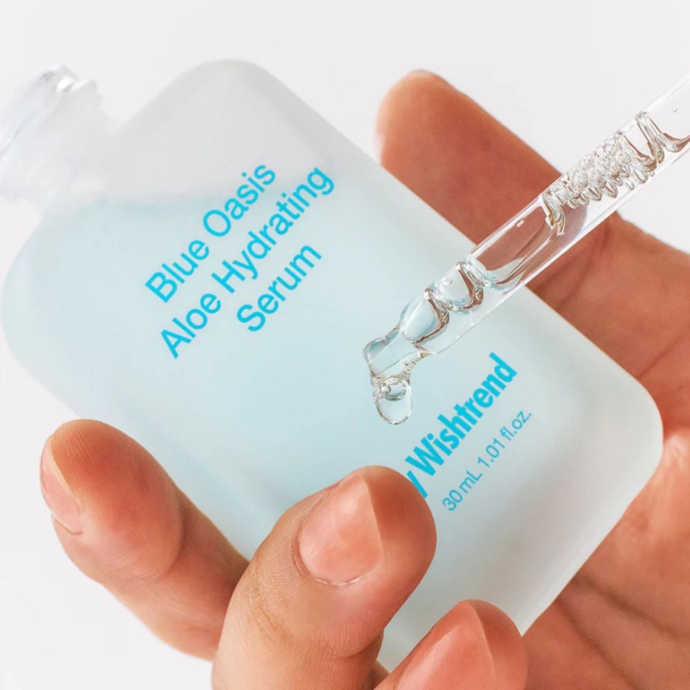 By Wishtrend Blue Oasis Aloe Hydrating Serum Instant Soothing 30mL