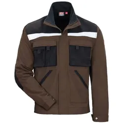 AS Arbeitsschutz Arbeitsjacke Nitras Motion Tex Plus | Gr.50 | atmungsaktiv | braun