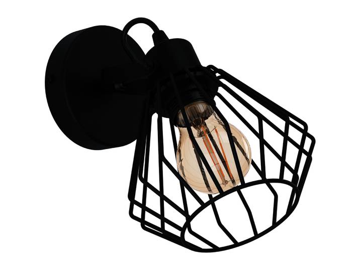 Eglo Spot Tabillano Schwarz Stahl B 26.5 cm - Spot