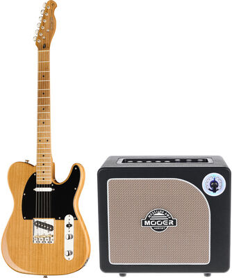 Harley Benton TE-52 NA /Mooer Hornet Set Natur Hochglanz