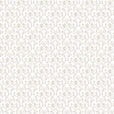 Galerie Wallcoverings Small Prints Ogee Floral Non-woven Matte Wallpaper Roll