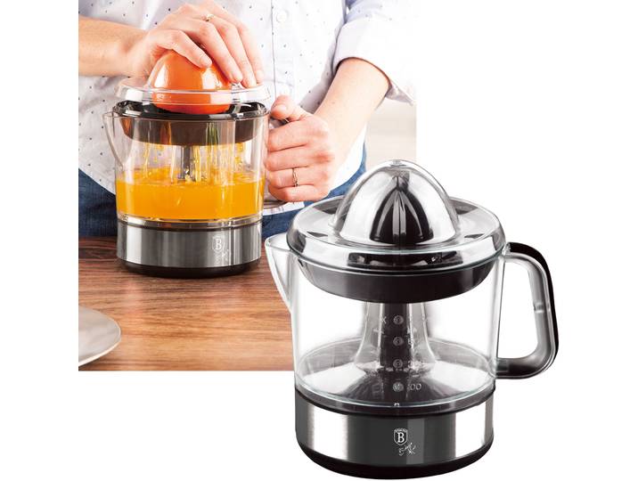 Elektrische Zitruspresse, schwarz-silber, 40W, 700 ml