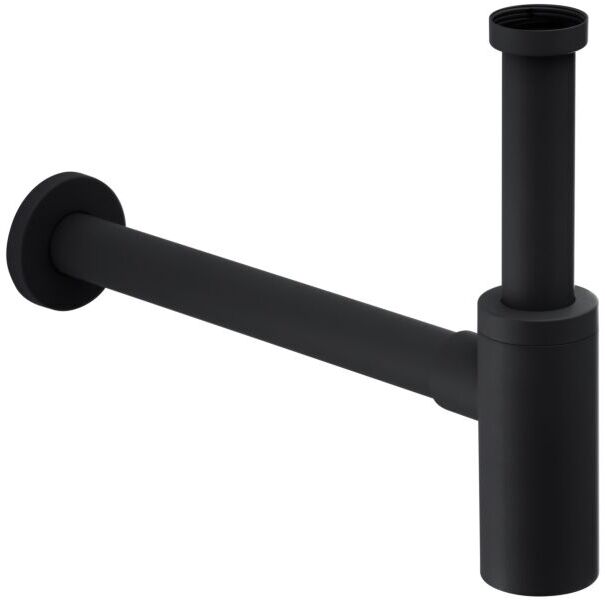 Herzbach Deep Black Design-Geruchsverschluss 23.485800.1.12 schwarz matt, 1 1/4"