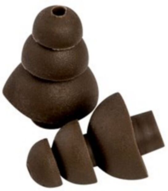 Bouchons de rechange Ultrafit noirs pour 3M Peltor LEP 100 Embouts de rechange Tri-Flange 3M Peltor