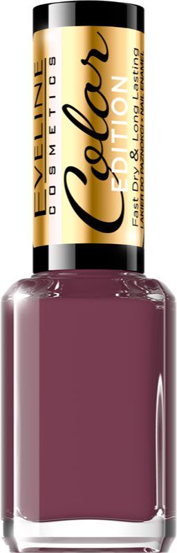 Eveline Cosmetics Color Edition high coverage nail polish shade 128 12 ml
