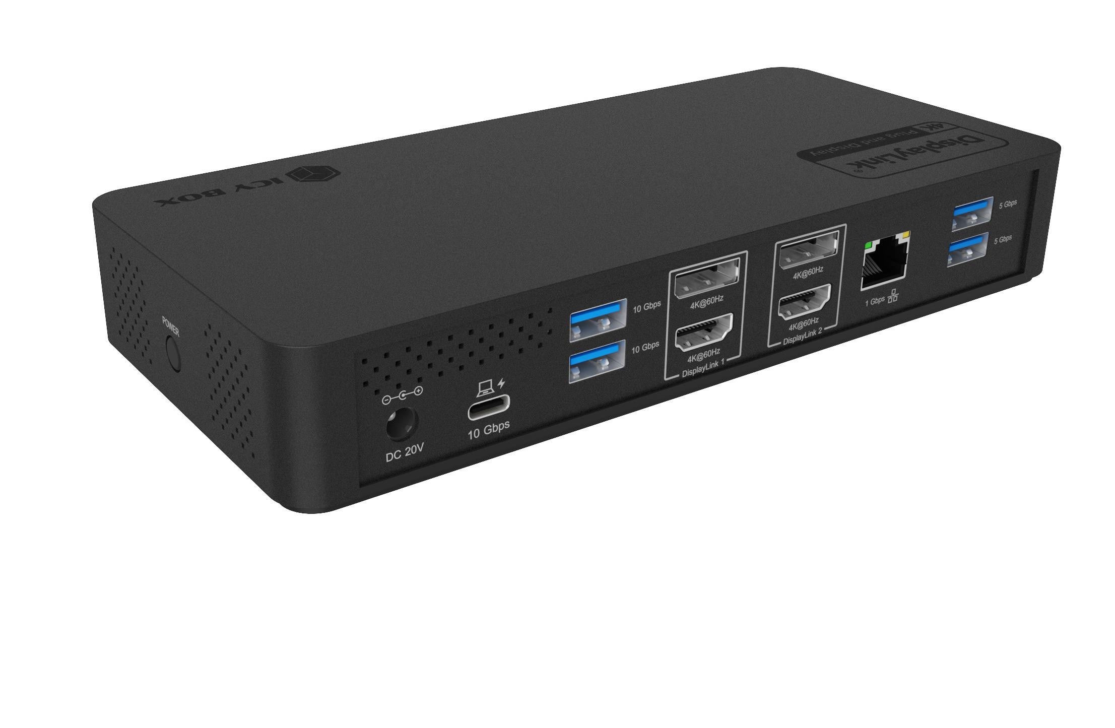 Raid Sonic Raidsonic ICY BOX Heart Dock 2255 IB-DK2255AC 11-in-1 DockingStation