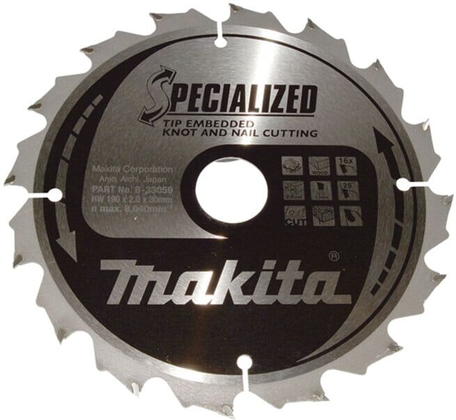 Scie spécialisée Makita 190x30x16Z (B-33059) (B-33059)