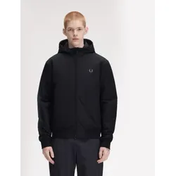 Fred Perry für Herren. J1304 Brentham Jacke mit Kapuze schwarz (XL), Lässig, Polyamid, Nachhaltig