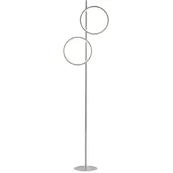 JUST LIGHT. Stehleuchte Mini Ritus Metall Silber