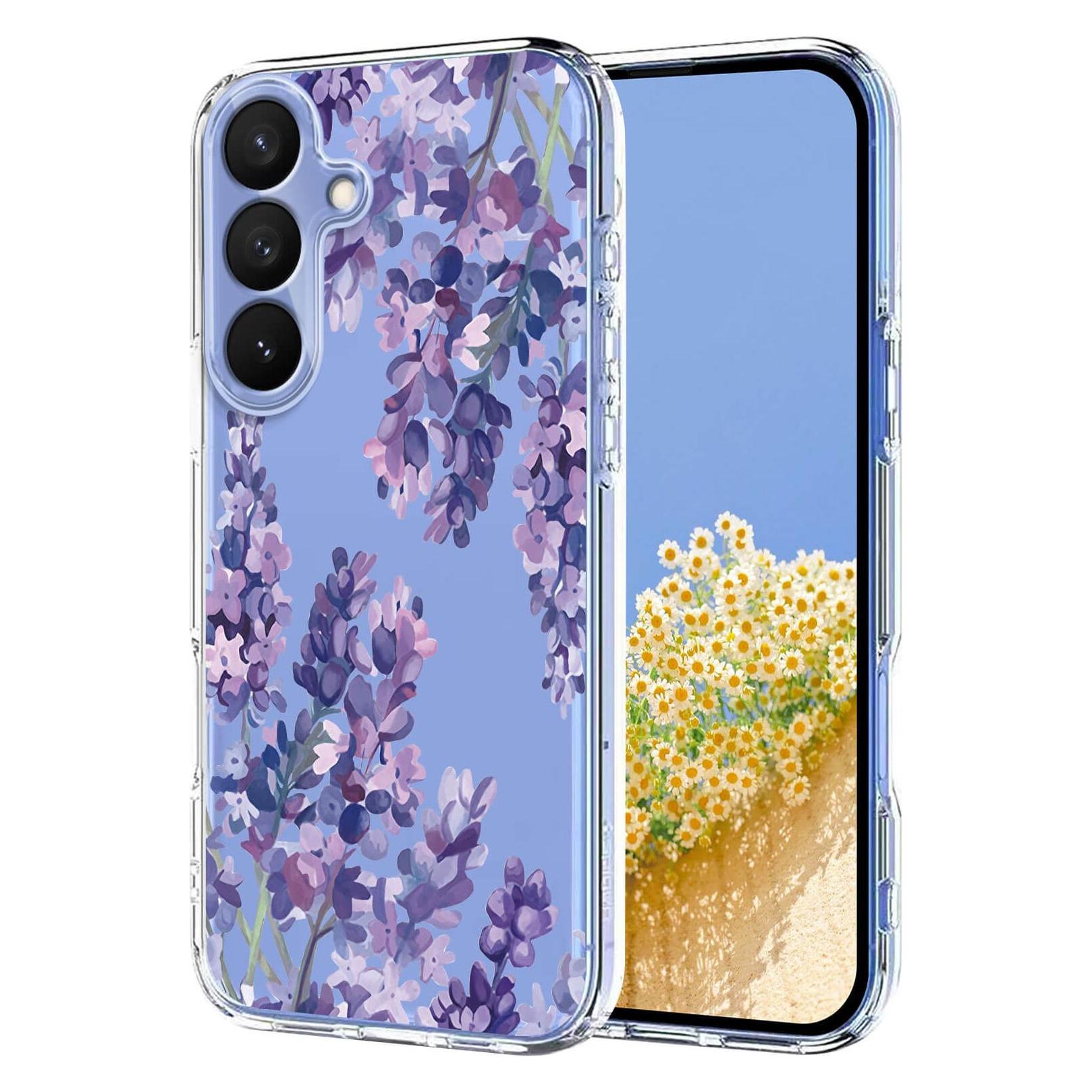 Cover-Discount Galaxy S26 - Silikon Gummi Hülle Blumen (Samsung Galaxy S26) (67418041)