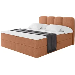 BOXBETT mit Matratze H4 - NINA - 160x200 cm - Apricot