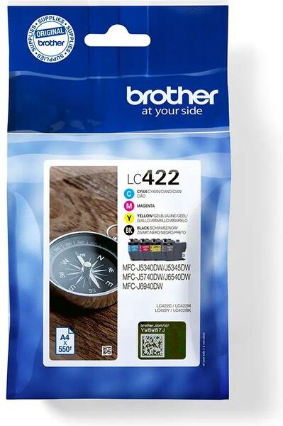 Brother LC-422VAL - 4-farbig - Druckerpatrone - Multipack