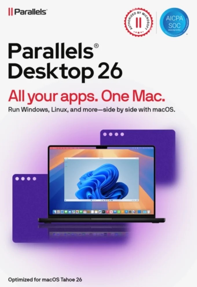 Parallels Desktop 26 MAC Standard unbegrenzte Laufzeit inkl. Windows 11 Pro ESDPD26EU