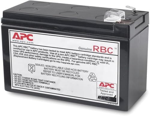 APC RBC2 vervangingsaccu, zwart